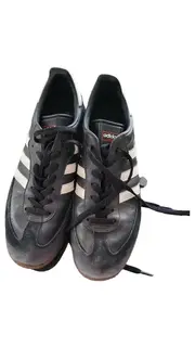 Vorschaubild 4 von Samba Herren Sneaker Schwarz Leder Gr. 47 Retro Klassiker