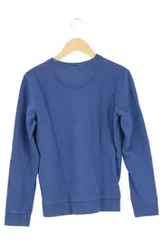 Vorschaubild 2 von Herren Sweatshirt Gr. S/44 Blau Basic Baumwolle Langarm
