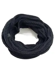 Vorschaubild 1 von Damen Schal Schwarz Zopfstrickmuster Loop Casual 75x43cm