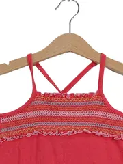 Vorschaubild 2 von Mädchen Sommerkleid Einhorn Rot Gr. 104 Baumwolle Casual