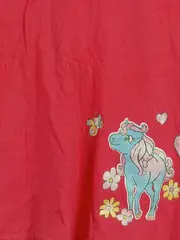 Vorschaubild 3 von Mädchen Sommerkleid Einhorn Rot Gr. 104 Baumwolle Casual