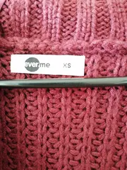 Vorschaubild 2 von Strickjacke Damen XS Rot Casual Komfortabel