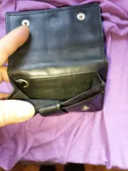 Vorschaubild 5 von Geldbörse Leder Schwarz Damen Portemonnaie Klassisch