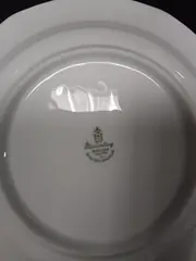 Vorschaubild 3 von Röslau Suppenteller 22 cm Porzellan Weiß Schleifenmuster