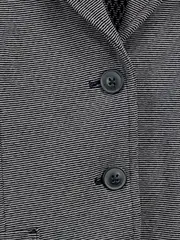 Vorschaubild 3 von Damen Blazer Gr. 40 Grau Gestreift Stretch Business Modern
