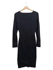 Vorschaubild 2 von Cocktailkleid Damen 38/M Schwarz Elegant Klassisch Wickelkleid