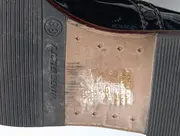 Vorschaubild 4 von Damen Stiefelette Gr. 38 Schwarz Lack Brogue Chelsea Boots