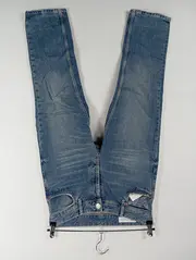 Vorschaubild 2 von Damen Jeans Regular Fit Blau Gr. 34 W26 Baumwolle Casual