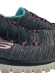 Vorschaubild 3 von Damen Sportschuhe Gr. 36 Mehrfarbig Grau Pink Türkis Freizeitschuhe