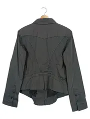 Vorschaubild 2 von Damen Cordjacke Gr. 36/S Grau Casual Jacke