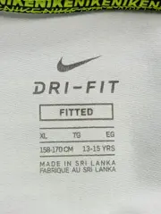 Vorschaubild 3 von Kinder Langarmshirt Gr. 170 Gelb Sportlich Dri-Fit Logo-Print