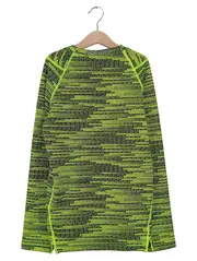 Vorschaubild 2 von Kinder Langarmshirt Gr. 170 Gelb Sportlich Dri-Fit Logo-Print