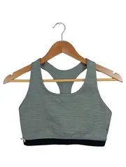Vorschaubild 1 von Racerback Sport BH Damen Meliert Grau M Logo Print