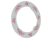 Vorschaubild 2 von Essteller Porzellan Rosa Blumen Klassisch 24 cm