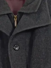 Vorschaubild 4 von Herren Übergangsmantel Gr. 54 Grau Business Wolle