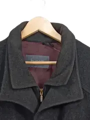 Vorschaubild 3 von Herren Übergangsmantel Gr. 54 Grau Business Wolle