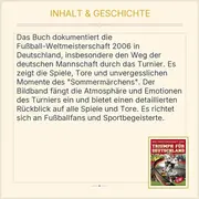 Vorschaubild 3 von WM 2006 Deutschland "Sommermärchen" Fußball Buch Hardcover Alle Spiele Tore