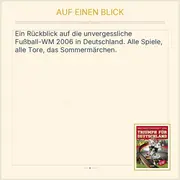 Vorschaubild 2 von WM 2006 Deutschland "Sommermärchen" Fußball Buch Hardcover Alle Spiele Tore