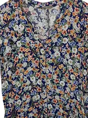 Vorschaubild 3 von Damen Freizeitkleid Blumenmuster Viskose Gr. L