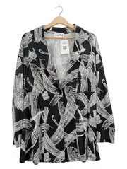 Vorschaubild 1 von Bluse Damen L Langarm Abstrakt Mehrfarbig Modern