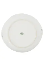 Vorschaubild 2 von Servierteller Donatello Weiß Blumenmuster Elegant Ø 24cm Keramik