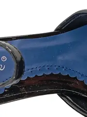 Vorschaubild 6 von Damen Pumps Lackleder Schwarz Gr. 38 High Heels Plateau