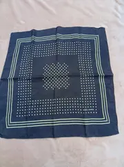 Vorschaubild 2 von Damen Halstuch Blau Casual Punkte Streifen Tuch