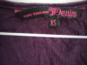 Vorschaubild 3 von Damen Top ärmellos Lila Gr. 34/XS Casual Baumwolle Uni