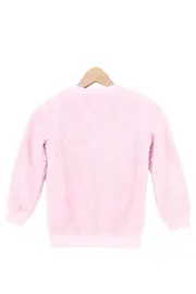 Vorschaubild 2 von Kinder Pullover Gr. 92 Rosa Fleece Sweatshirt Casual Sportlich