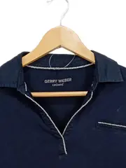 Vorschaubild 3 von Damen Poloshirt 3/4-Arm Gr. 38 Blau Casual