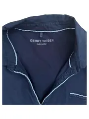 Vorschaubild 2 von Damen Poloshirt 3/4-Arm Gr. 38 Blau Casual