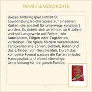 Vorschaubild 3 von Moses Verlag 50 lustige Spiele für unterwegs Mitbringspiel Reise