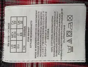 Vorschaubild 4 von Damen Freizeithemd Kariert Rot Gr. 34/XS Langarm Streetwear Vintage