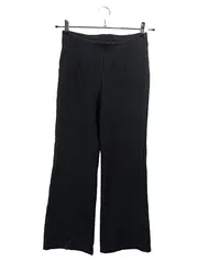 Vorschaubild 1 von Damen Stoffhose Schwarz Größe M Wide Leg Casual Hose