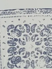 Vorschaubild 2 von Herren T-Shirt L Weiß Casual Paisley Print