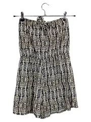Vorschaubild 1 von Damen Jumpsuit Gr. 38/M Mehrfarbig Grafisch Casual Raffungen Schleife