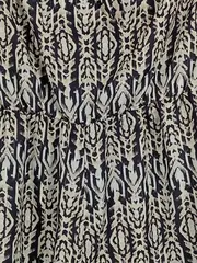 Vorschaubild 2 von Damen Jumpsuit Gr. 38/M Mehrfarbig Grafisch Casual Raffungen Schleife