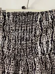 Vorschaubild 3 von Damen Jumpsuit Gr. 38/M Mehrfarbig Grafisch Casual Raffungen Schleife