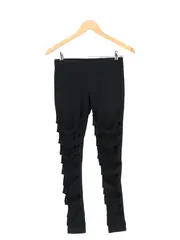 Vorschaubild 1 von Damen Leggings XS Schwarz Cut-Outs Casual Modern
