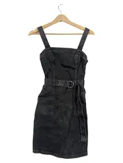 Vorschaubild 1 von Damen Jeanskleid Schwarz Gr. 34;XS Casual Denim