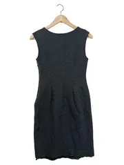 Vorschaubild 2 von Damen Businesskleid Gr. 34/XS Grau Elegant Klassisch