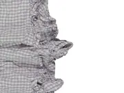 Vorschaubild 3 von Karierte Shorts Damen Lila Rüschen Gr. XL