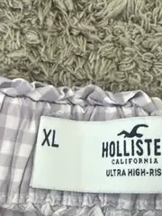 Vorschaubild 5 von Karierte Shorts Damen Lila Rüschen Gr. XL