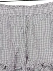 Vorschaubild 2 von Karierte Shorts Damen Lila Rüschen Gr. XL