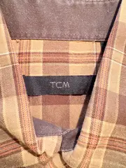 Vorschaubild 2 von TCM Herren Freizeithemd kariert Langarm Gr. 40 Braun Baumwolle