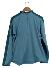 Vorschaubild 1 von Funktionsshirt Herren L Mehrfarbig Sportlich Langarm Half-Zip
