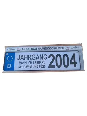 ALBATROS Blechschild