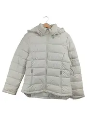 Vorschaubild 1 von Damen Steppjacke Beige Gr. 38 M mit Kapuze Casual