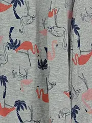 Vorschaubild 4 von EDC Damen A-Linienrock Gr. S Flamingo Muster Mehrfarbig Casual Baumwolle