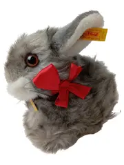Vorschaubild 1 von Baby Kuscheltier Hase Grau 15cm Stofftier Plüschtier Schmusetier